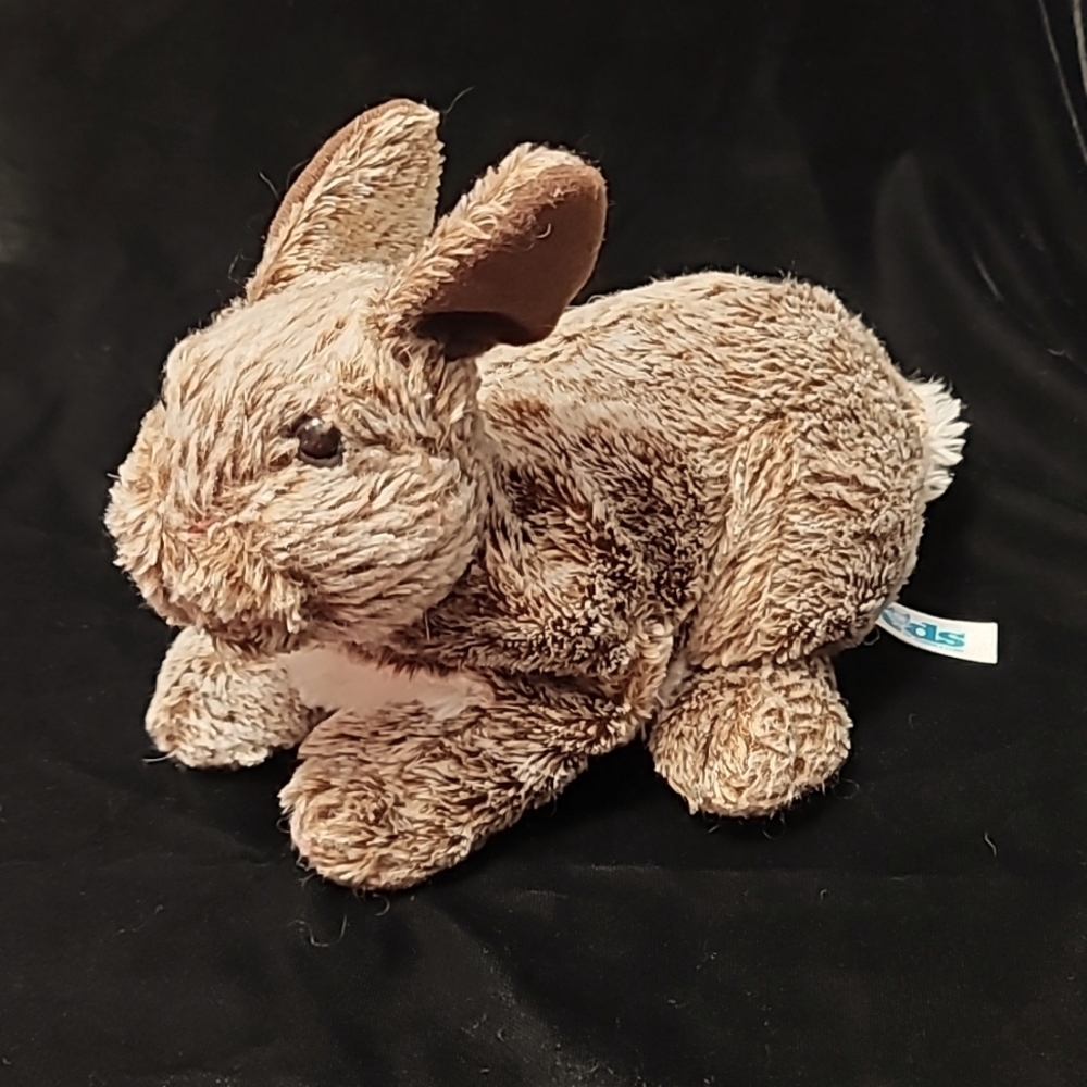 Kids Brown Bunny Rabbit, gently pre-loved, 10" long, 5.5" wide, 6" tall
